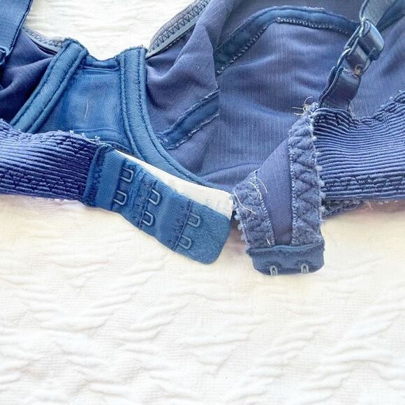 BUY 1 GET 1 FREE Vassarette 36b colonial country blue unlined bra - Picture 6 of 8